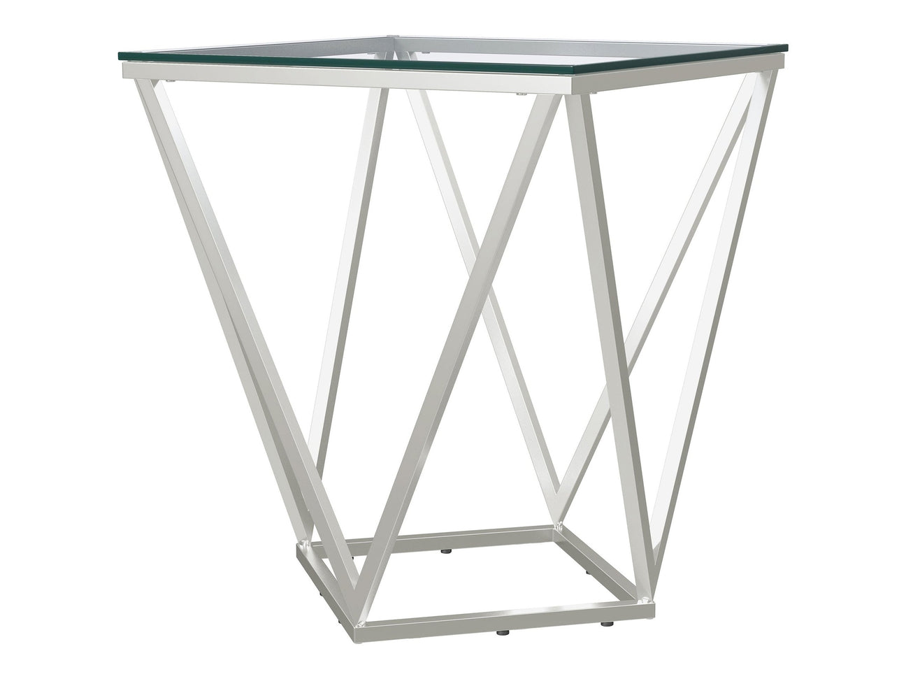 Brittania Nickel End Table - Ornate Home