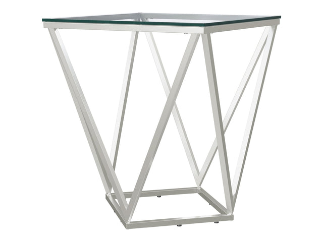 Brittania Nickel End Table - Ornate Home