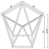 Brittania Nickel End Table - Ornate Home