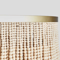 Brittany Natural Beaded Chandelier - Ornate Home