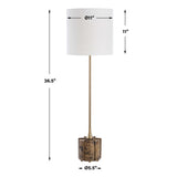 Britwell Brown/Brass  Buffet Lamp - Ornate Home