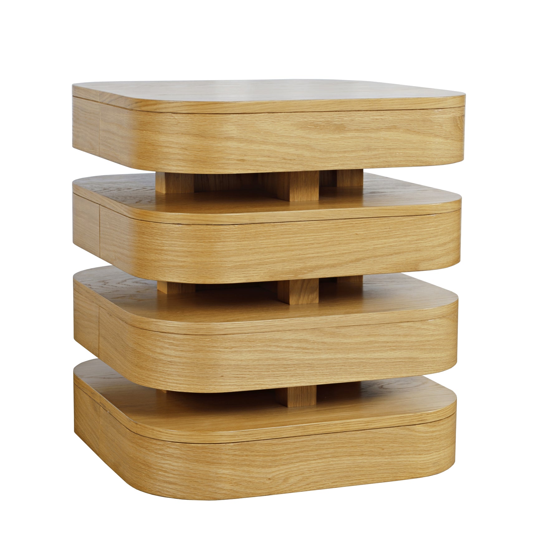 Brix Natural Square End Table - Ornate Home