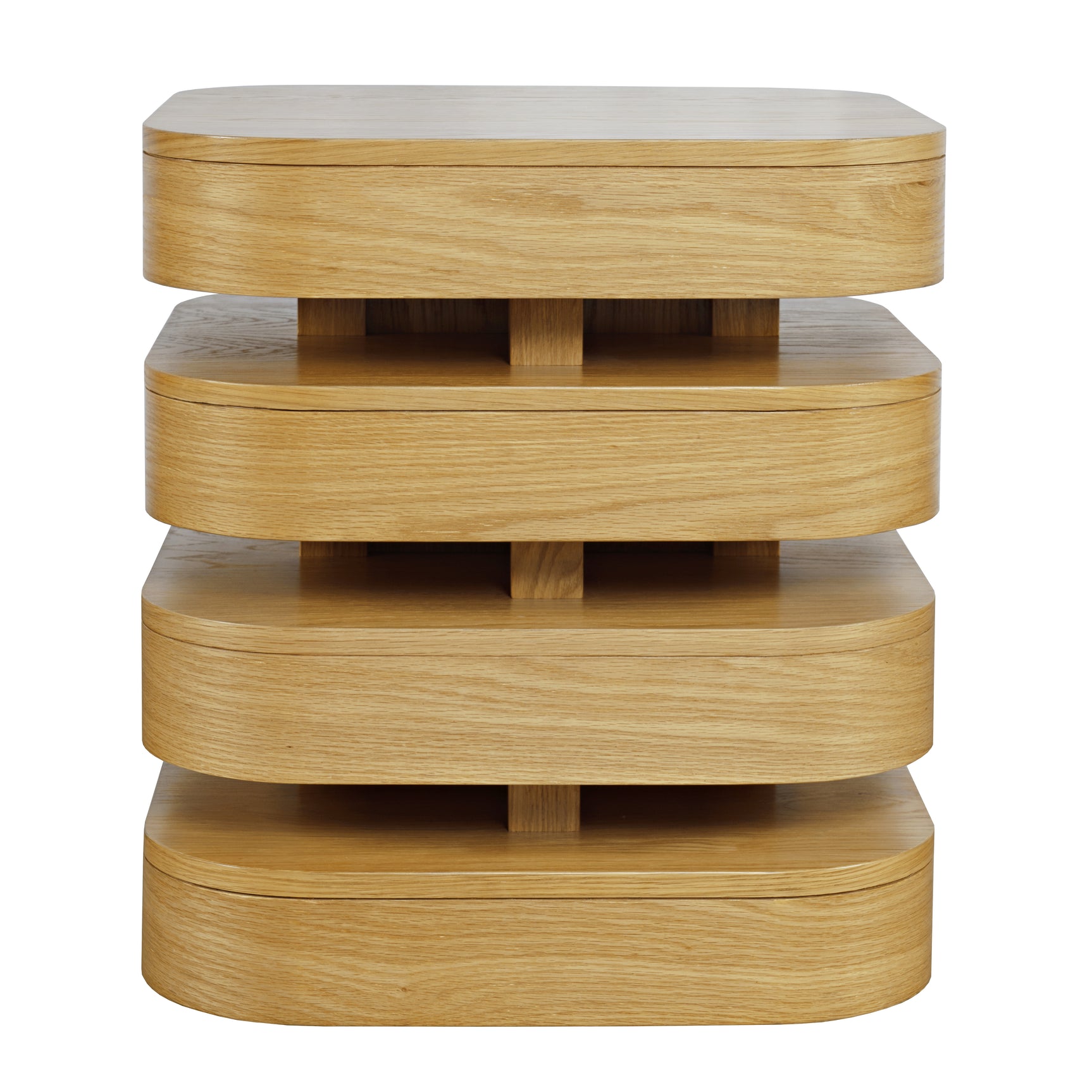 Brix Natural Square End Table - Ornate Home