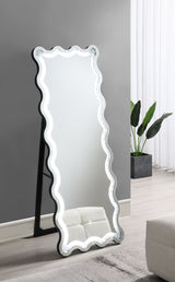 Brixey Black Led Floor Mirror - Ornate Home