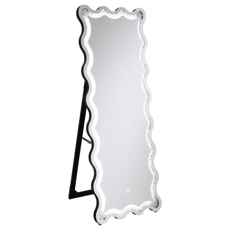 Brixey Black Led Floor Mirror - Ornate Home