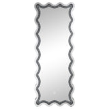 Brixey Black Led Floor Mirror - Ornate Home
