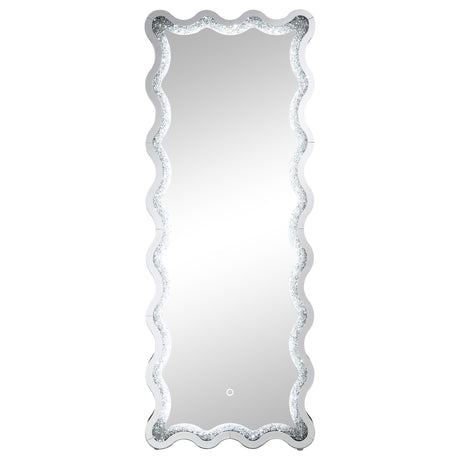 Brixey Black Led Floor Mirror - Ornate Home