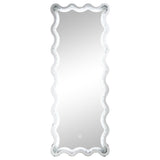 Brixey Black Led Floor Mirror - Ornate Home