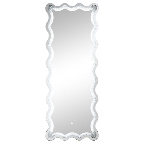 Brixey Black Led Floor Mirror - Ornate Home