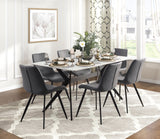 Brixley Black/White Dining Table - Ornate Home