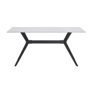 Brixley Black/White Dining Table - Ornate Home