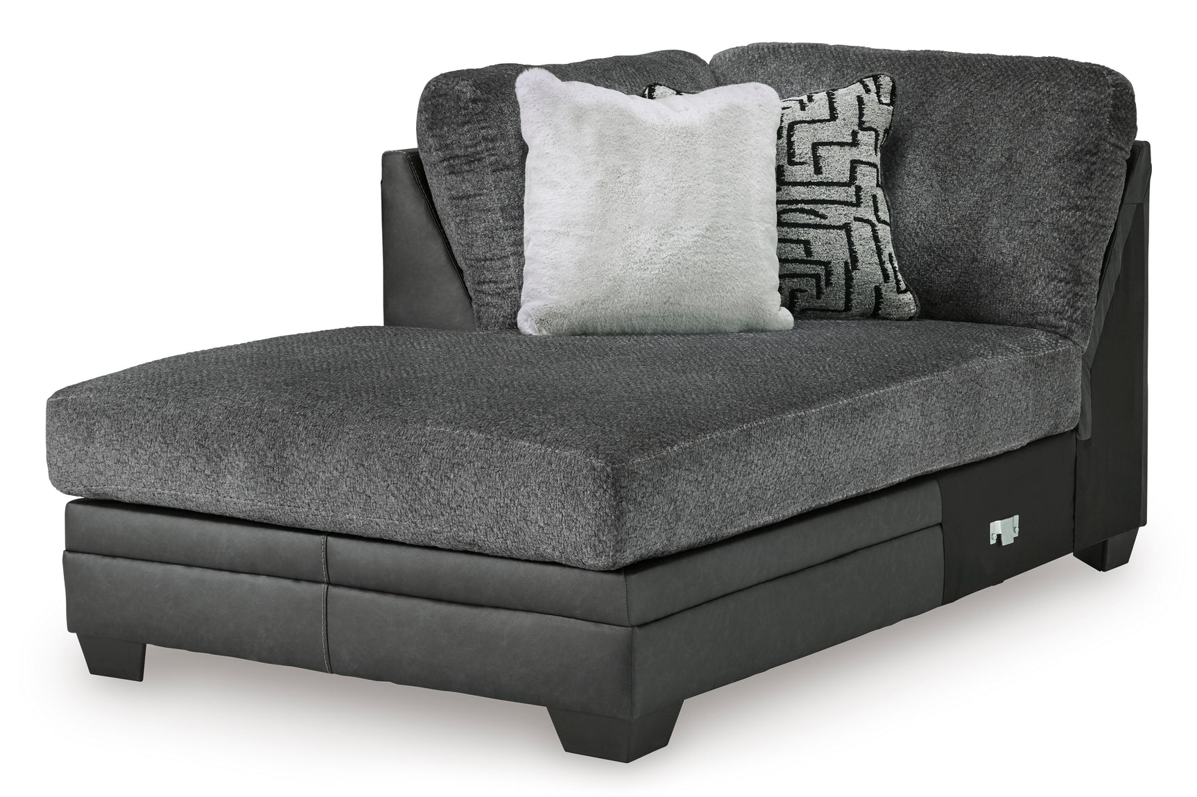 Brixley Pier Graphite 2pc LAF Chaise Sectional - Ornate Home