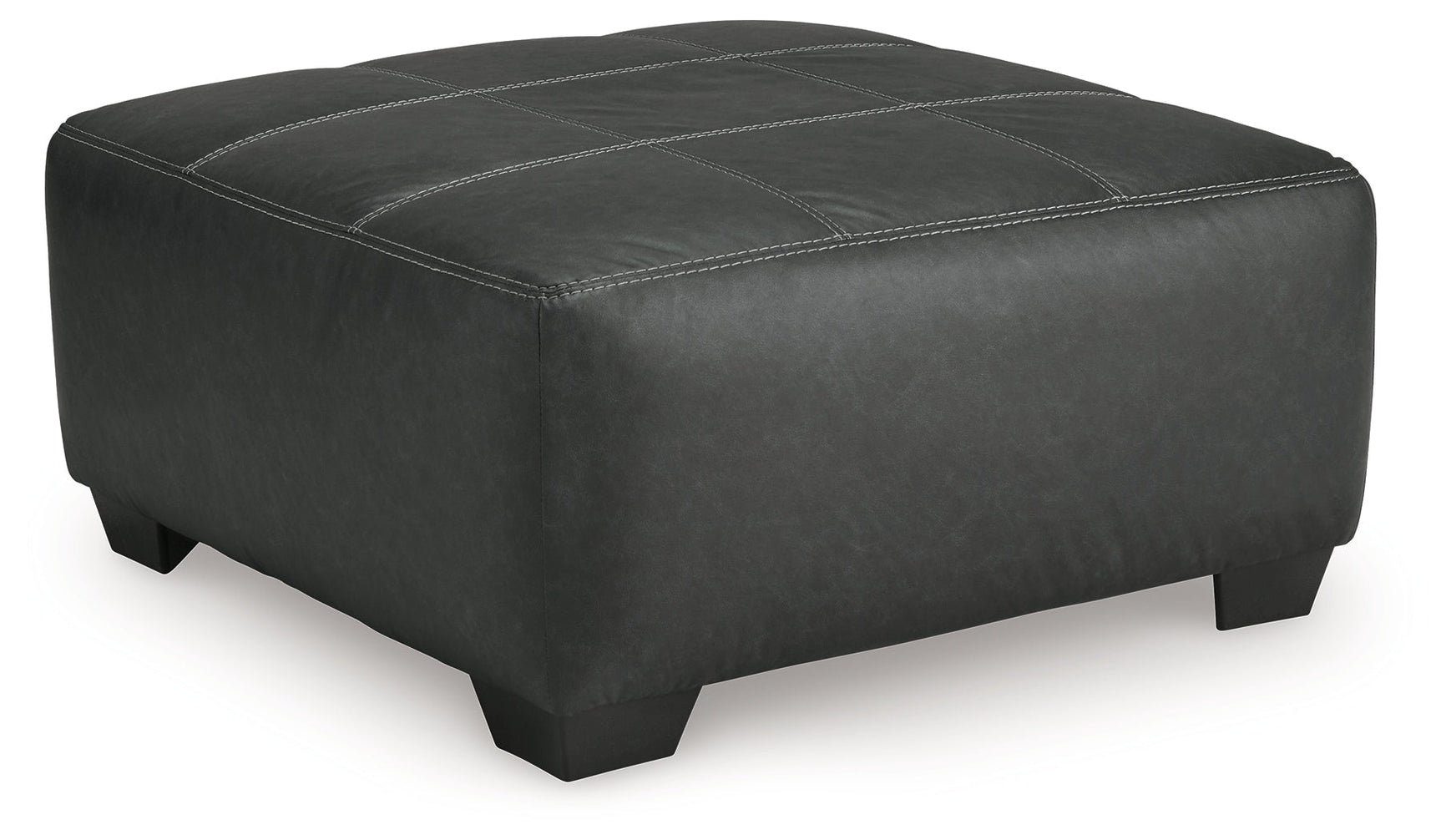 Brixley Pier Graphite Oversized Accent Ottoman - Ornate Home