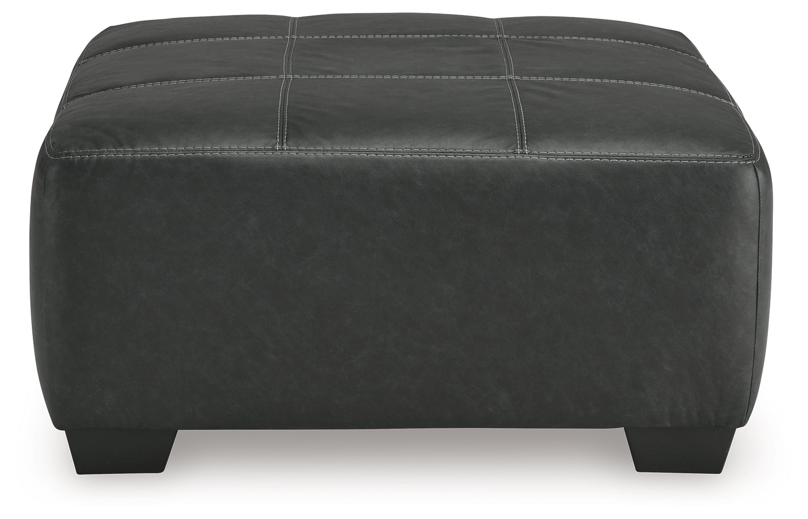 Brixley Pier Graphite Oversized Accent Ottoman - Ornate Home
