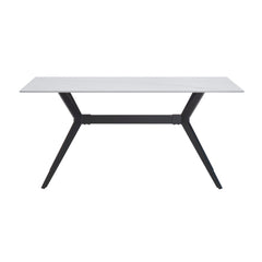 Brixley White/Gray/Black 5-Piece Dining Table Set - Ornate Home