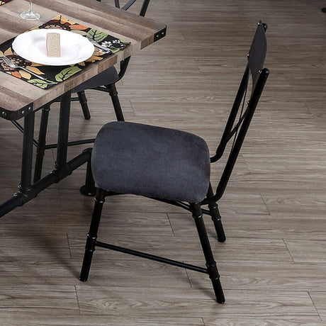 Brixton Antique Black Side Chair (Set of 2) - Ornate Home