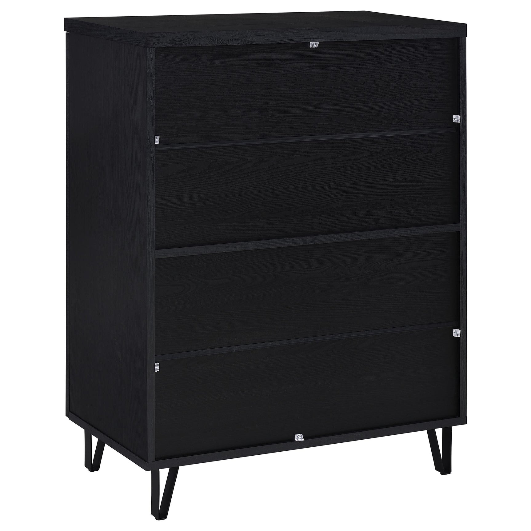 Brixton Black 2-door Entryway Shoe Storage Cabinets - Ornate Home