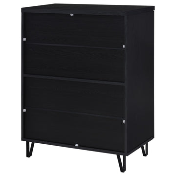 Brixton Black 2-door Entryway Shoe Storage Cabinets - Ornate Home