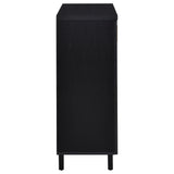 Brixton Black 2-door Entryway Shoe Storage Cabinets - Ornate Home