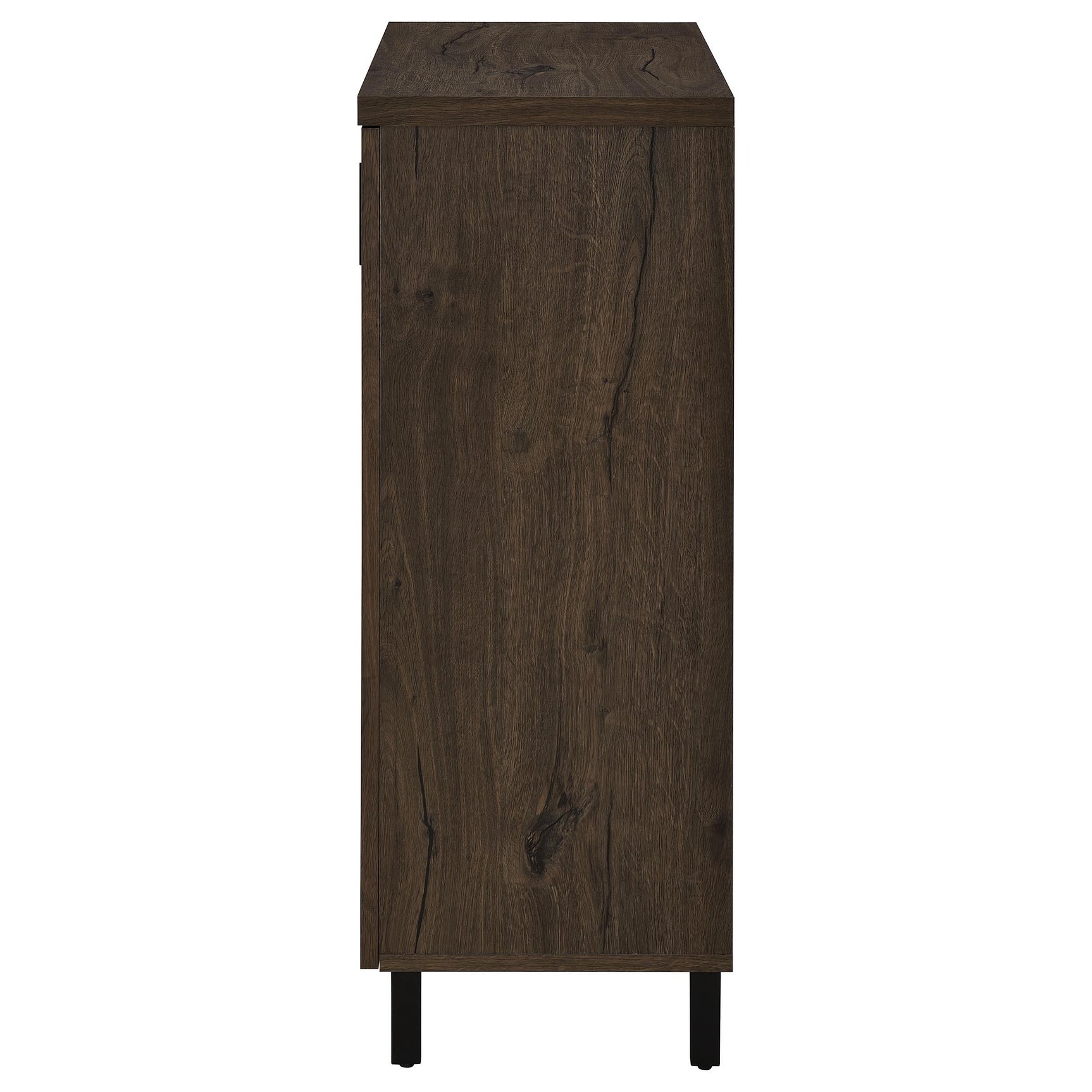 Brixton Smoked Oak 2-door Entryway Shoe Storage Cabinets - Ornate Home
