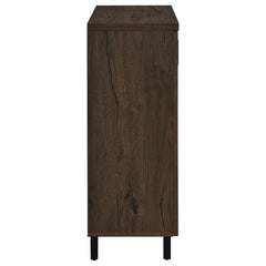 Brixton Smoked Oak 2-door Entryway Shoe Storage Cabinets - Ornate Home
