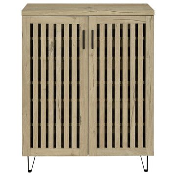 Brixton White Oak 2-door Entryway Shoe Storage Cabinets - Ornate Home