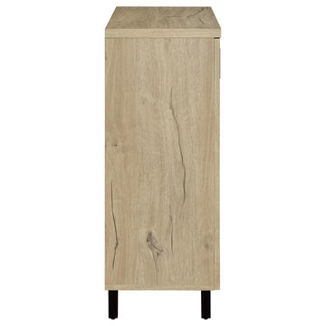 Brixton White Oak 2-door Entryway Shoe Storage Cabinets - Ornate Home