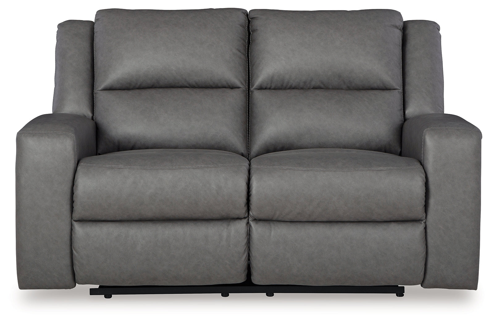 Brixworth Gray Reclining Loveseat - Ornate Home