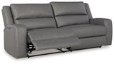 Brixworth Gray Reclining Sofa - Ornate Home