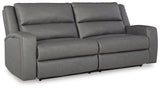 Brixworth Gray Reclining Sofa - Ornate Home