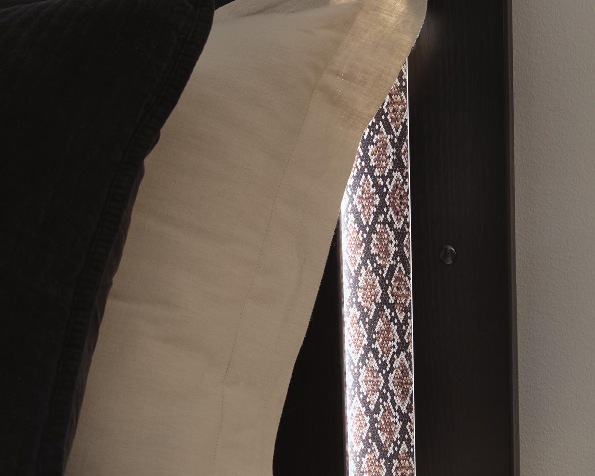 Brizmore Black King Panel Bed - Ornate Home