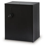 Brizmore Black Two Drawer Nightstand - Ornate Home