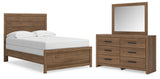 Broachmyn Auburn Full Panel Bed, Dresser and Mirror (Online Special Price) - Ornate Home