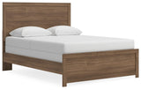 Broachmyn Auburn Queen Panel Bed, Dresser, Mirror and Nightstand