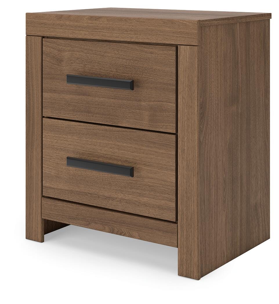 Broachmyn Auburn Queen Panel Bed, Dresser, Mirror and Nightstand