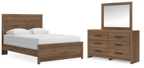 Broachmyn Auburn Queen Panel Bed, Dresser and Mirror (Online Special Price) - Ornate Home