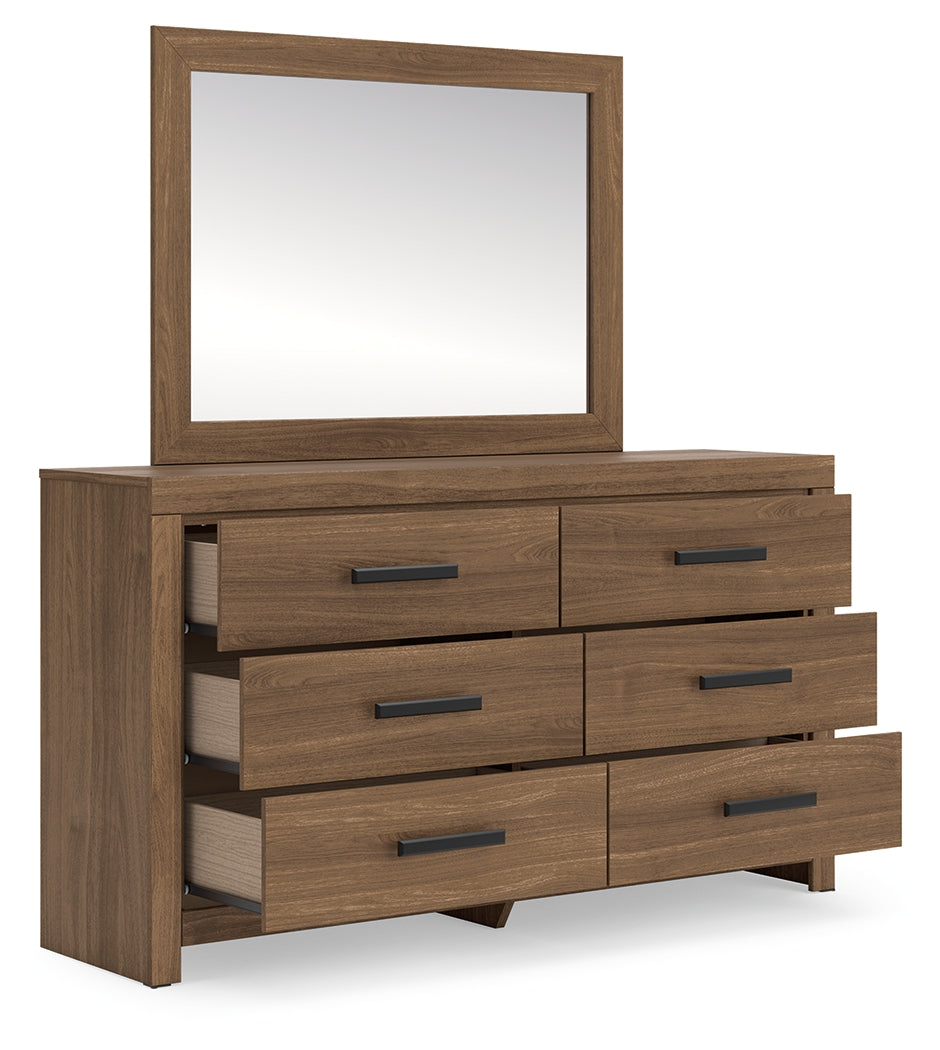 Broachmyn Auburn Queen Panel Bed, Dresser and Mirror (Online Special Price) - Ornate Home