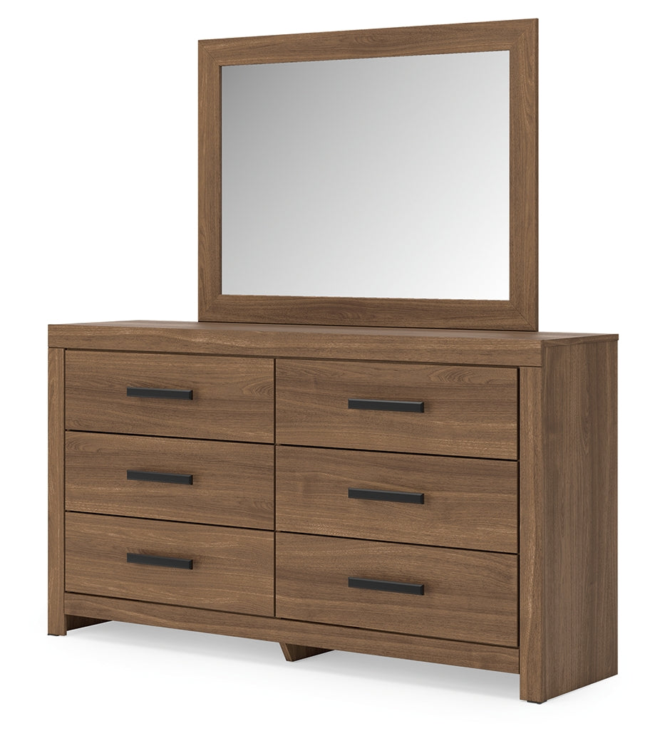 Broachmyn Auburn Queen Panel Bed, Dresser and Mirror (Online Special Price) - Ornate Home