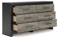Broachmyn Black Dresser and 2 Nightstands - Ornate Home