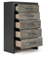 Broachmyn Black/Gray Chest of Drawers (Online Special Price) - Ornate Home