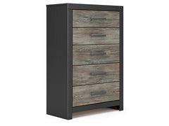 Broachmyn Black/Gray Chest of Drawers - Ornate Home
