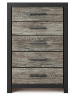 Broachmyn Black/Gray Chest of Drawers - Ornate Home