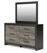Broachmyn Black/Gray Dresser and Mirror - Ornate Home