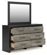 Broachmyn Black/Gray Dresser and Mirror - Ornate Home