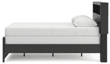 Broachmyn Black/Gray Full Bookcase Bed (Online Special Price) - Ornate Home