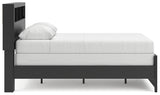 Broachmyn Black/Gray Full Bookcase Bed (Online Special Price) - Ornate Home