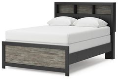 Broachmyn Black/Gray Full Bookcase Bed - Ornate Home