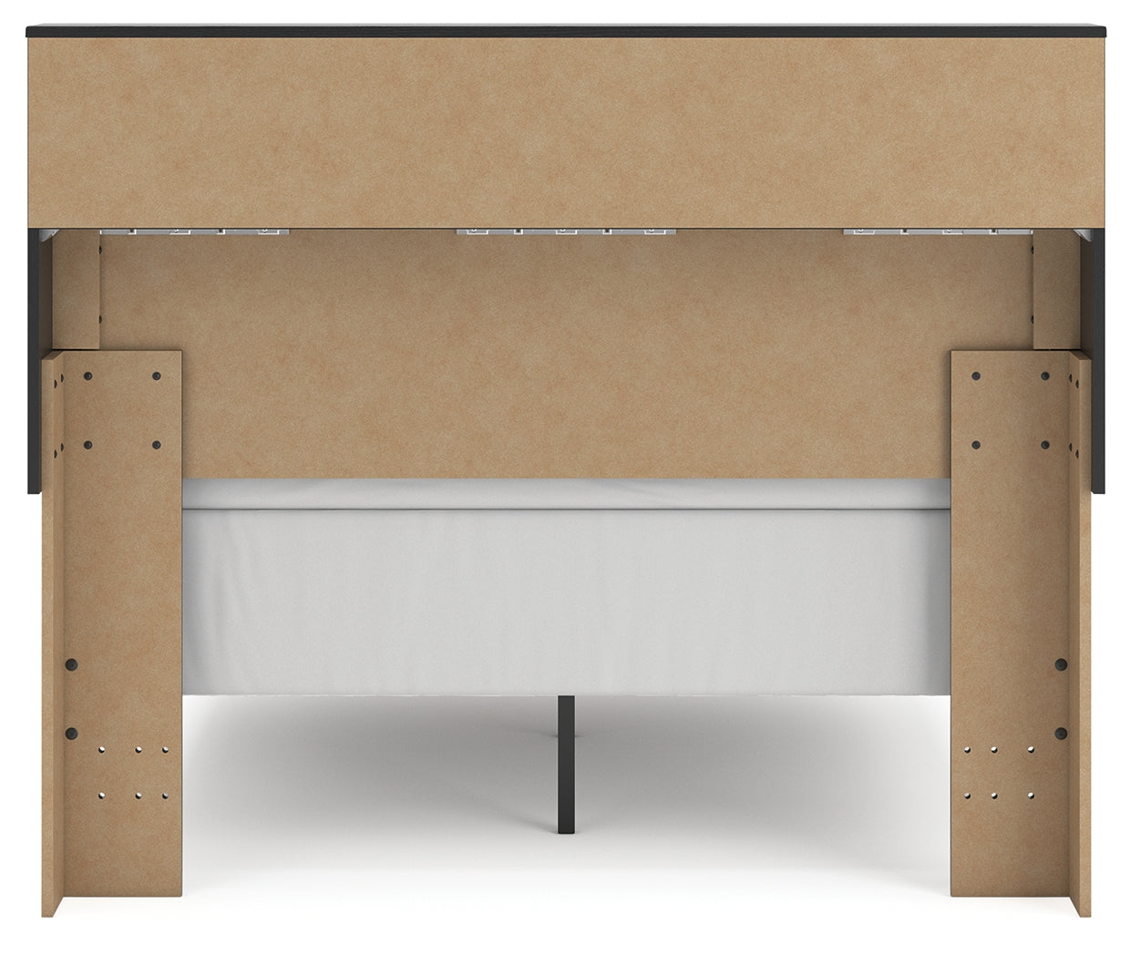 Broachmyn Black/Gray Full Bookcase Bed - Ornate Home