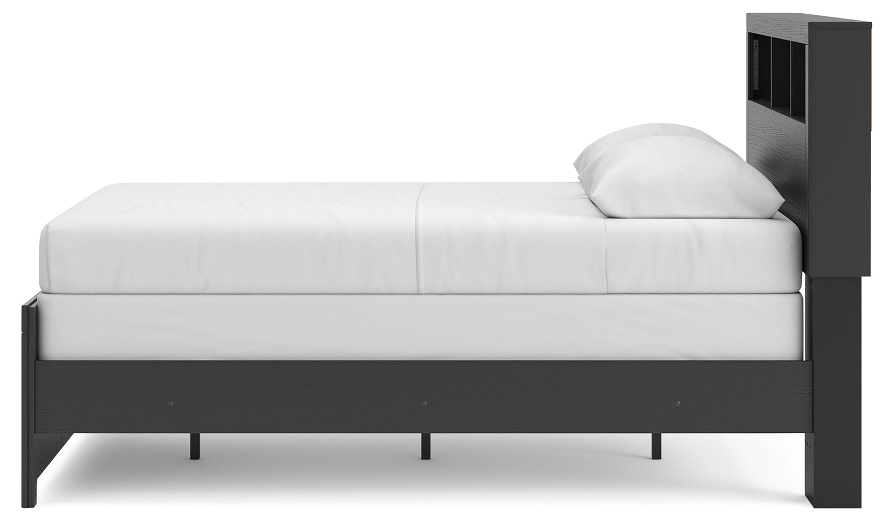 Broachmyn Black/Gray Full Bookcase Bed - Ornate Home