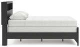 Broachmyn Black/Gray Full Bookcase Bed - Ornate Home